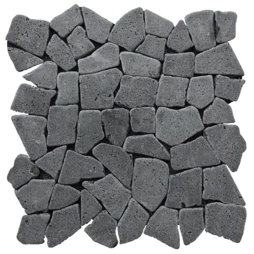 PRODUCTm Black Lava Mosaic Tile COMPRESS 1200x1200