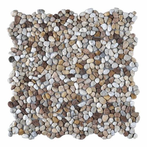 PRODUCTp Multi Color Mini Pebble Tile COMPRESS 628-6289645